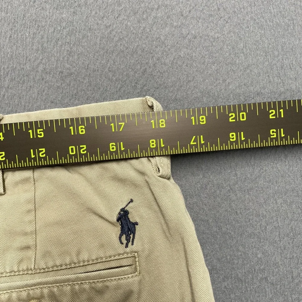 Polo Ralph Lauren Pants Mens 36x32 Beige Preston Chino 100% Cotton Classic Fit‎